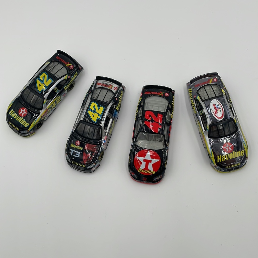 Y2K Jamie McMurray Loose Lot of Four 1:64 Scale Diecast Halvoline Nascar Cars